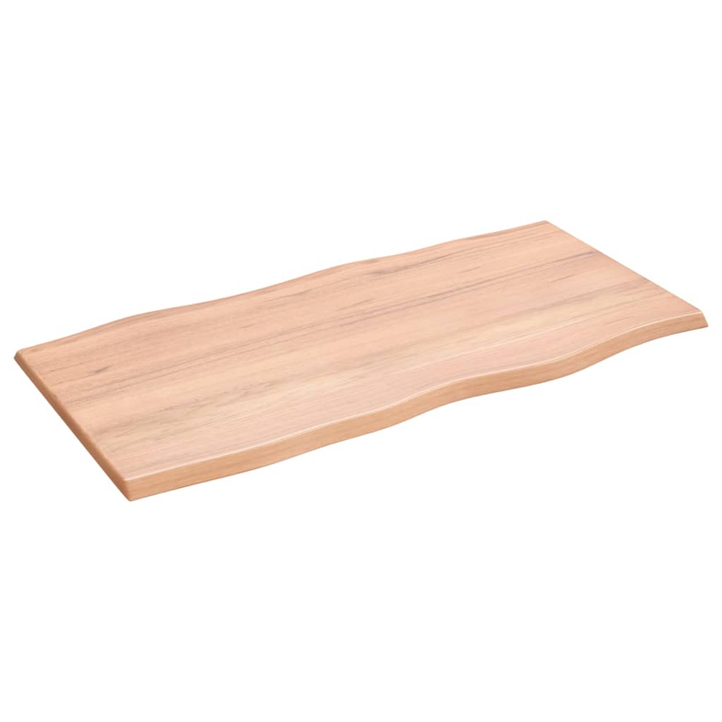 Dessus de table bois chêne massif traité bordure assortie - XIOS