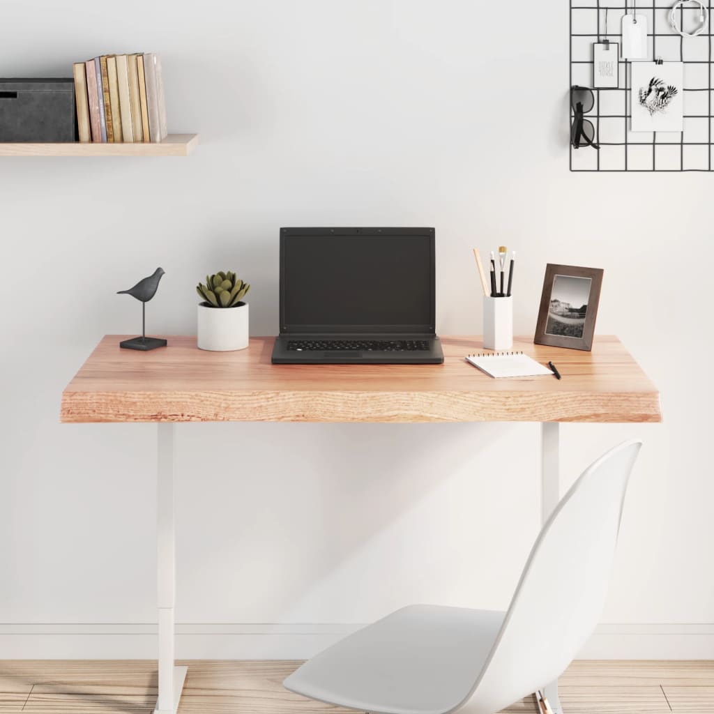 Dessus de table bois massif traité bordure assortie - XIOS