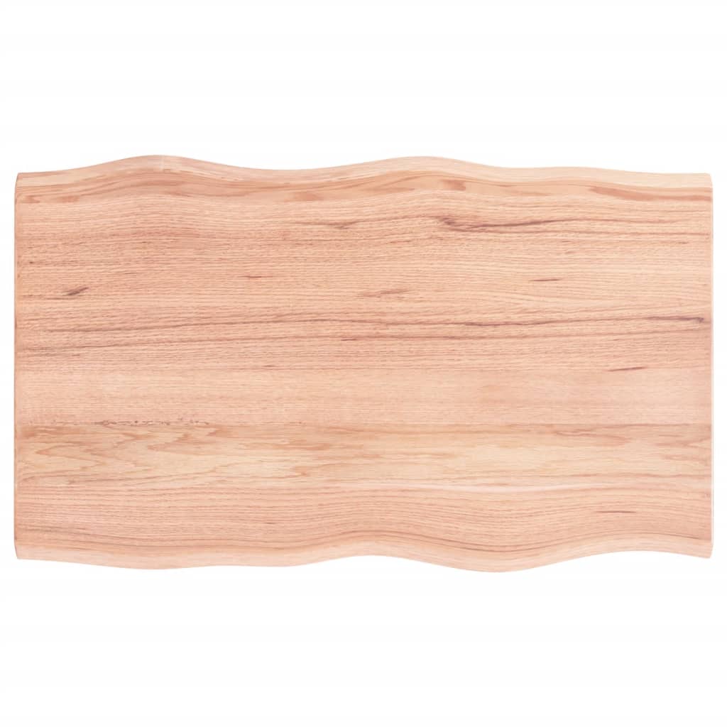 Dessus de table bois chêne massif traité bordure assortie - XIOS