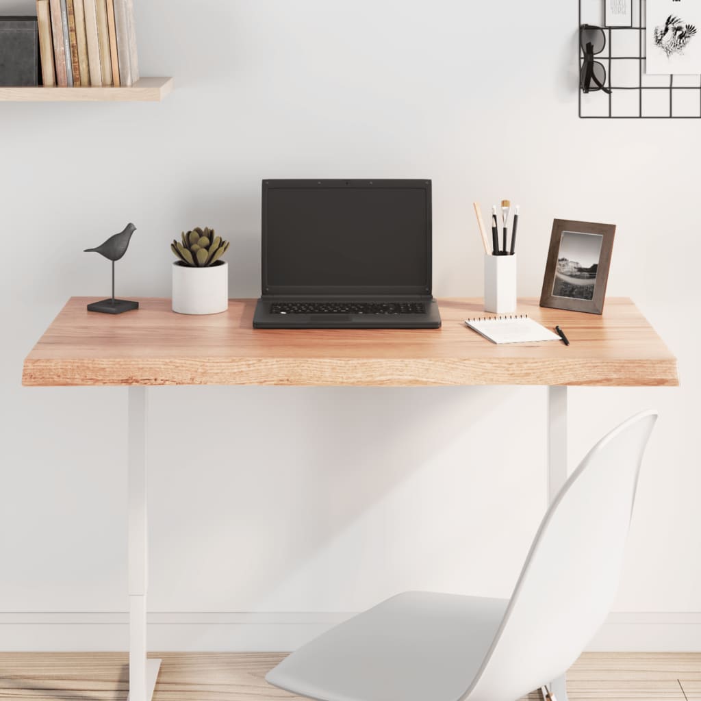 Dessus de table bois massif traité bordure assortie - XIOS