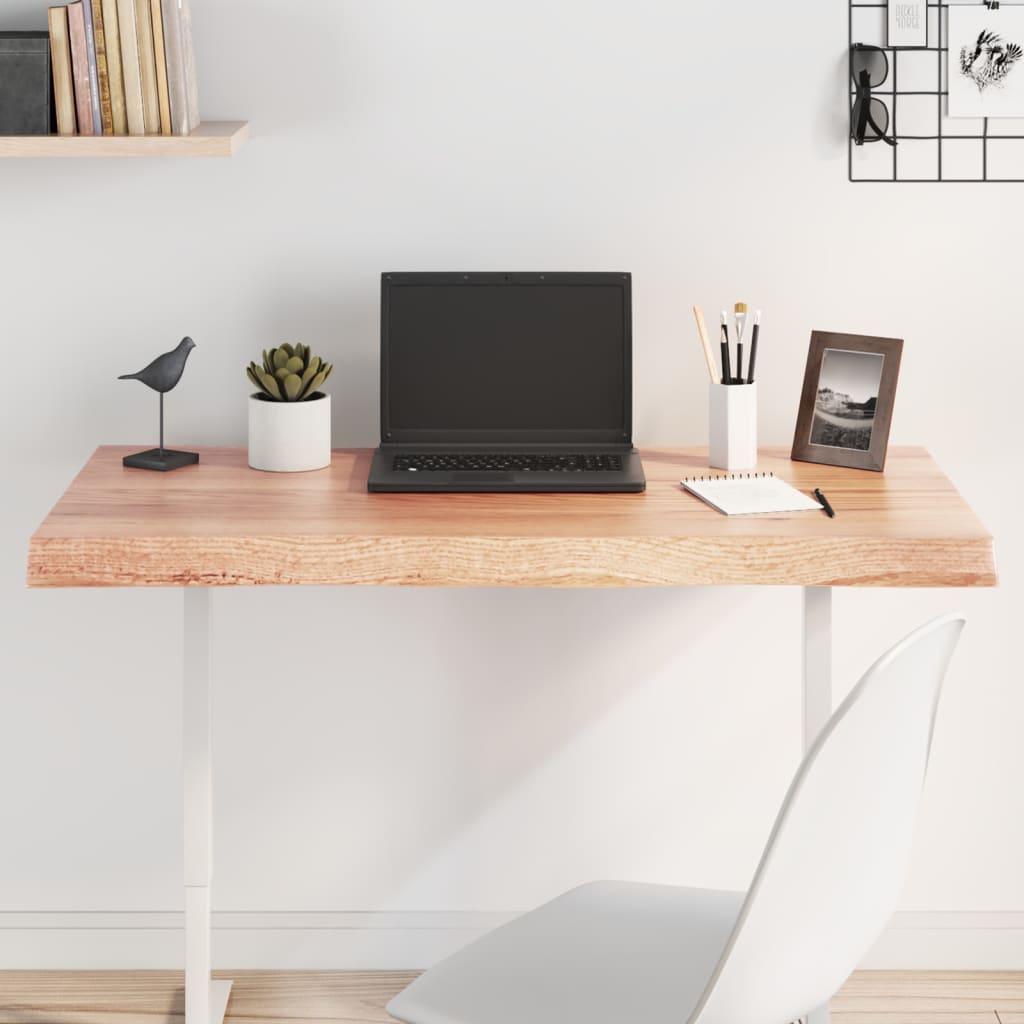 Dessus de table bois massif traité bordure assortie - XIOS