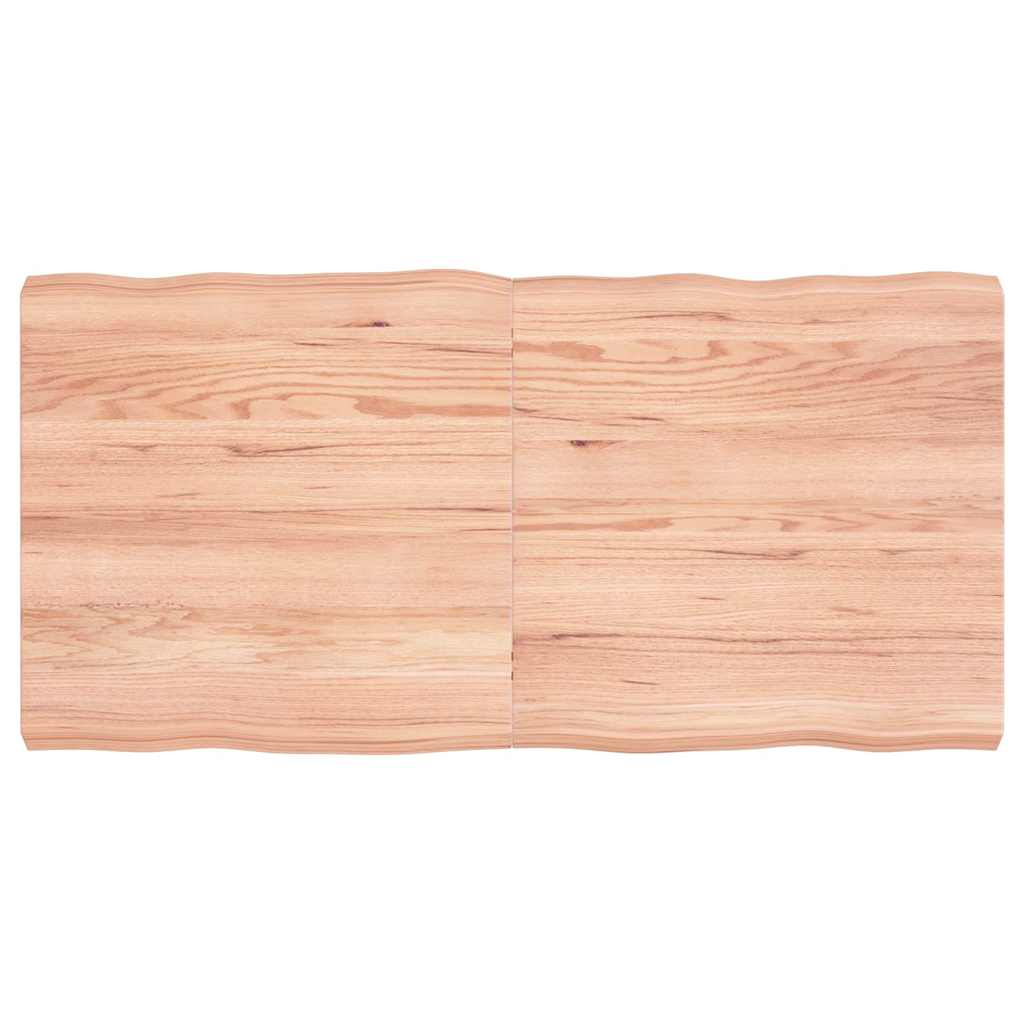 Dessus de table bois massif traité bordure assortie