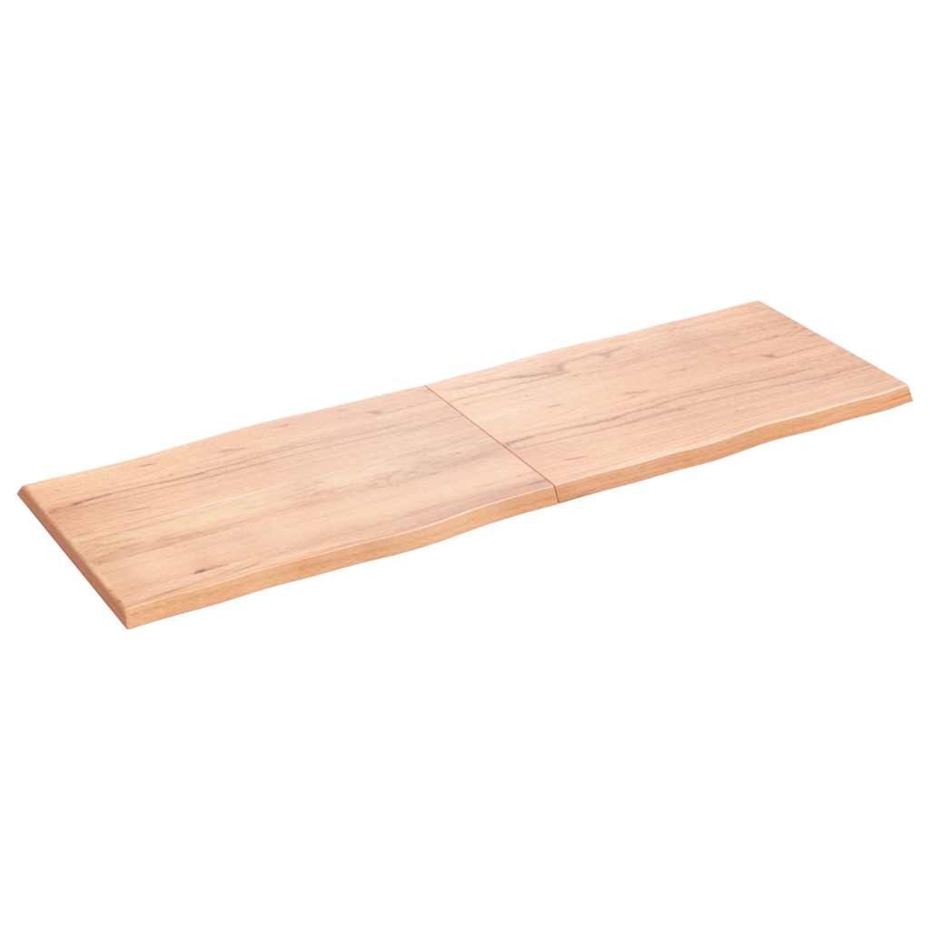 Dessus de table bois massif traité bordure assortie