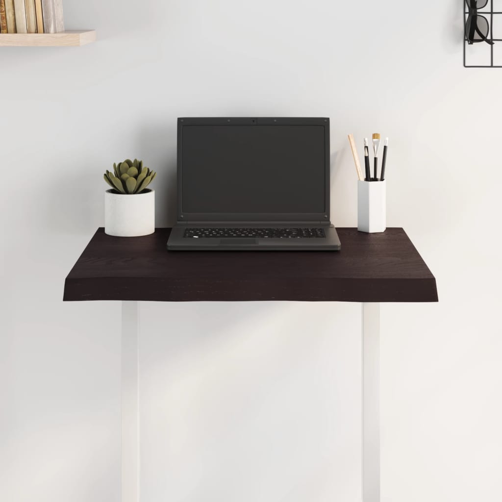 Dessus de table bois massif traité bordure assortie - XIOS