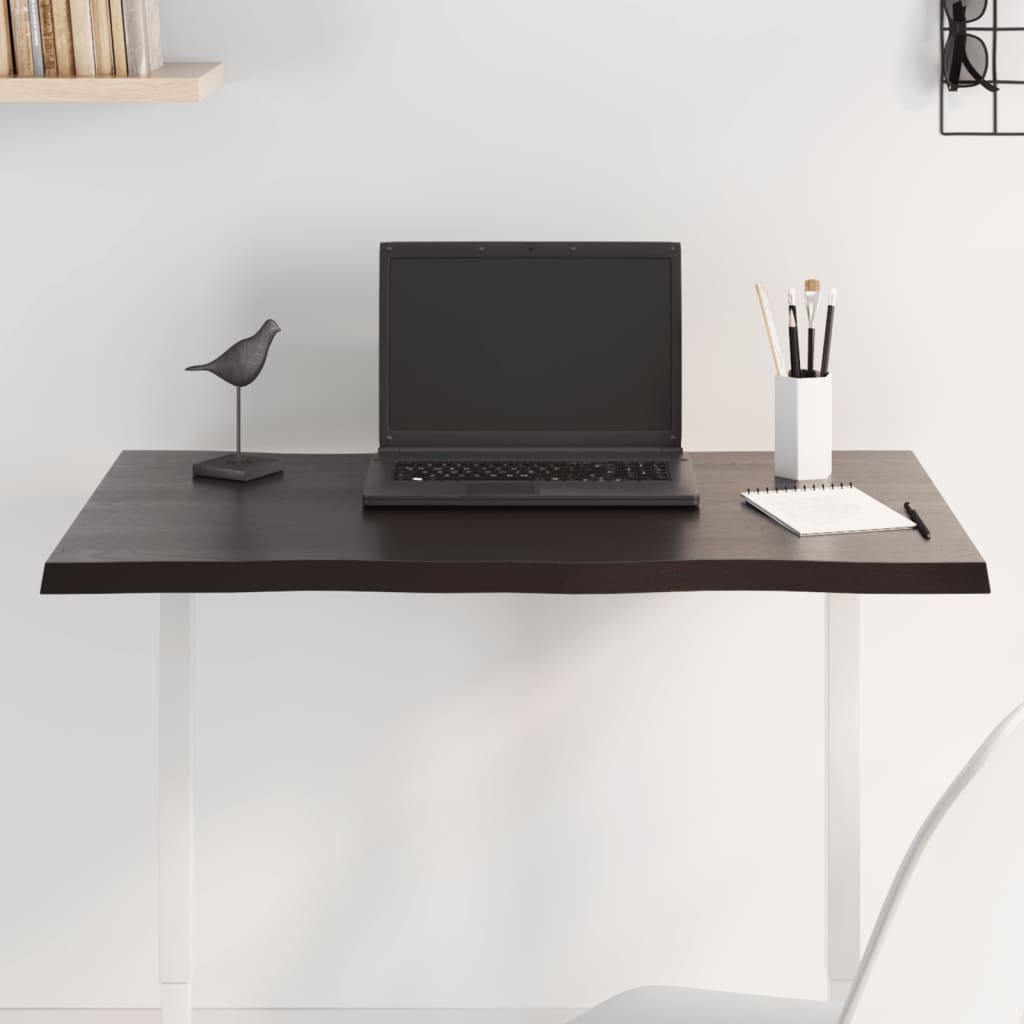 Dessus de table bois chêne massif traité bordure assortie - XIOS