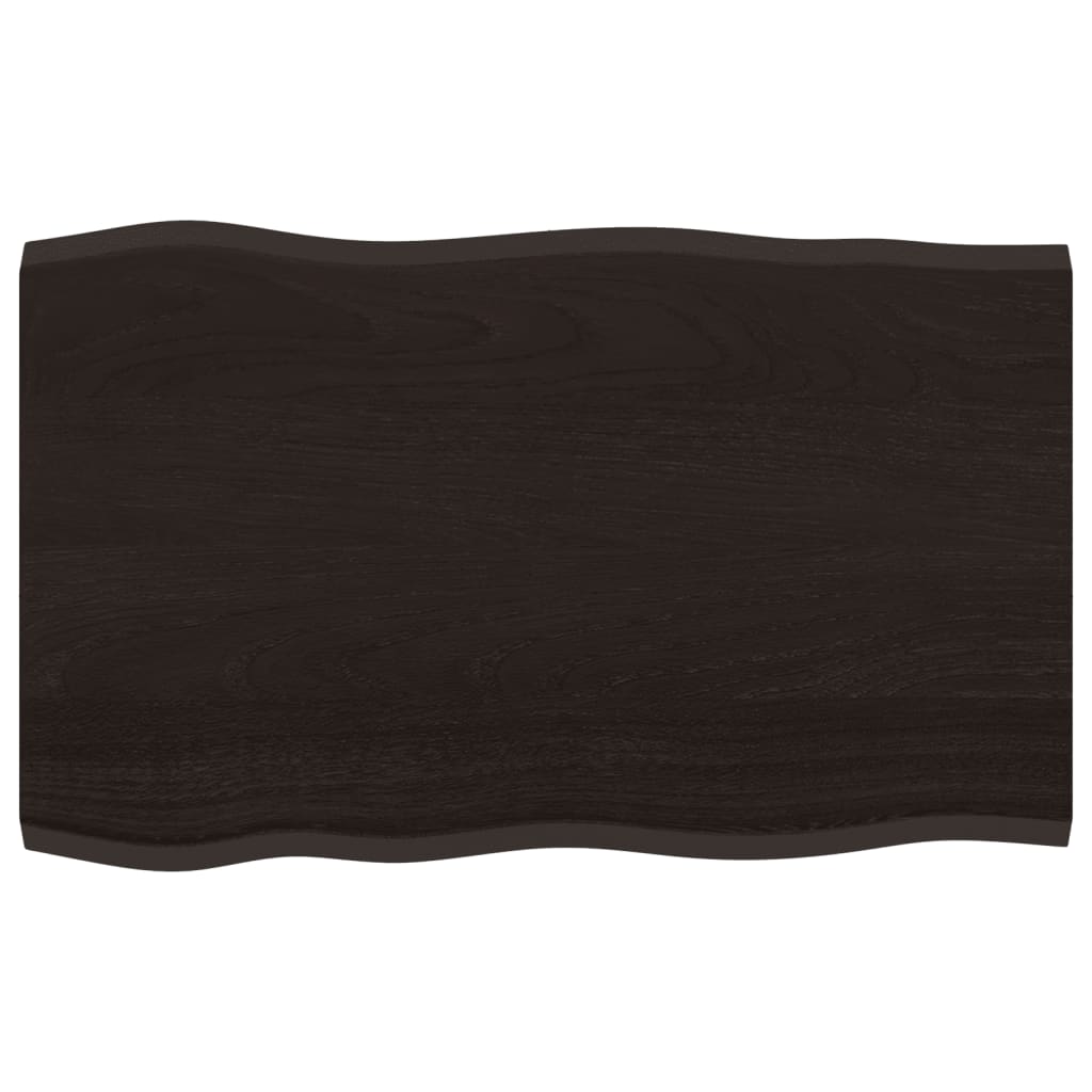 Dessus de table bois chêne massif traité bordure assortie - XIOS