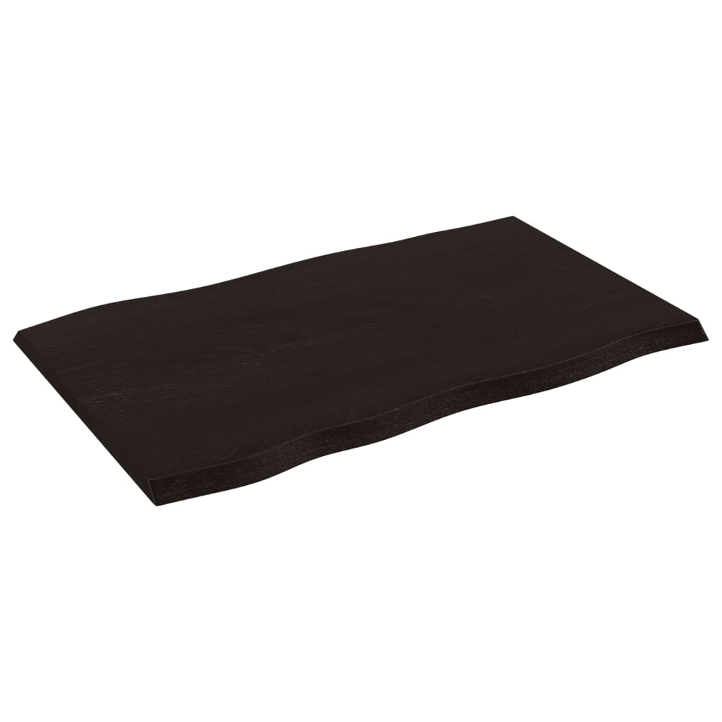 Dessus de table bois chêne massif traité bordure assortie - XIOS