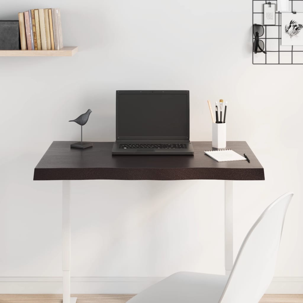 Dessus de table bois massif traité bordure assortie - XIOS