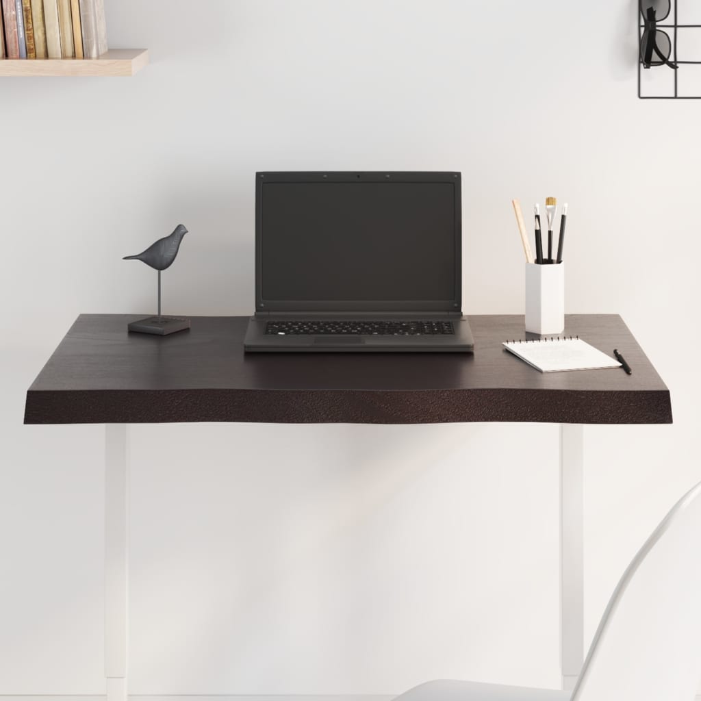 Dessus de table bois massif traité bordure assortie - XIOS