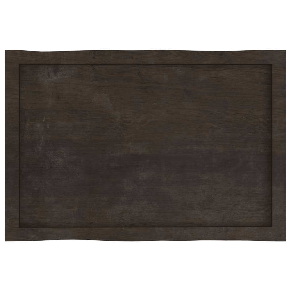 Dessus de table bois massif traité bordure assortie - XIOS
