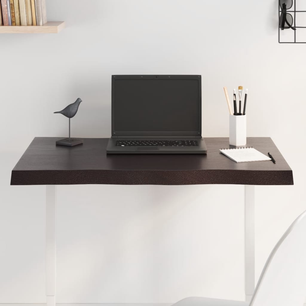 Dessus de table bois massif traité bordure assortie - XIOS