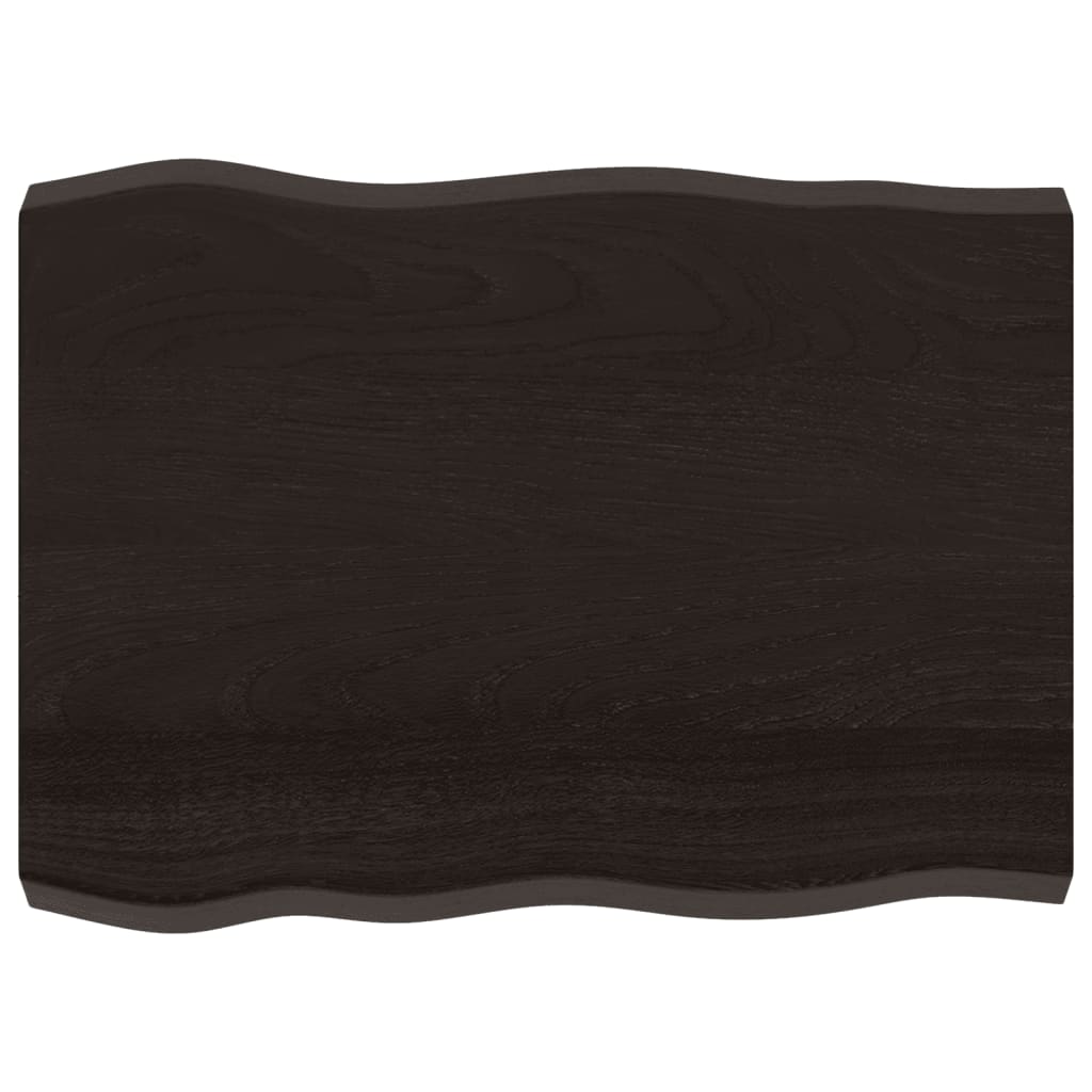 Dessus de table bois massif traité bordure assortie - XIOS