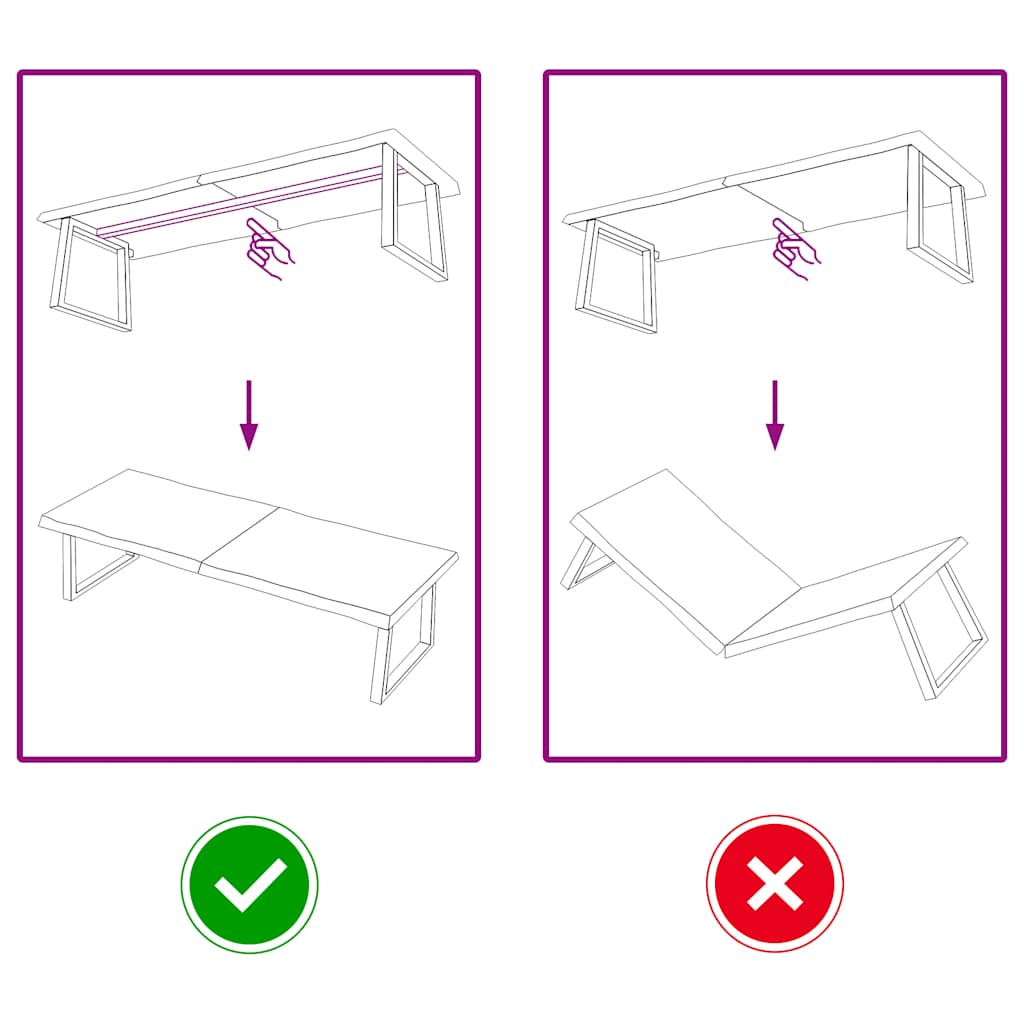 Dessus de table bois massif traité bordure assortie - XIOS