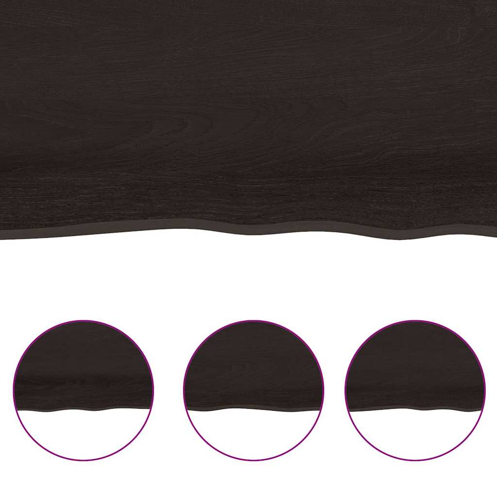 Dessus de table bois massif traité bordure assortie - XIOS