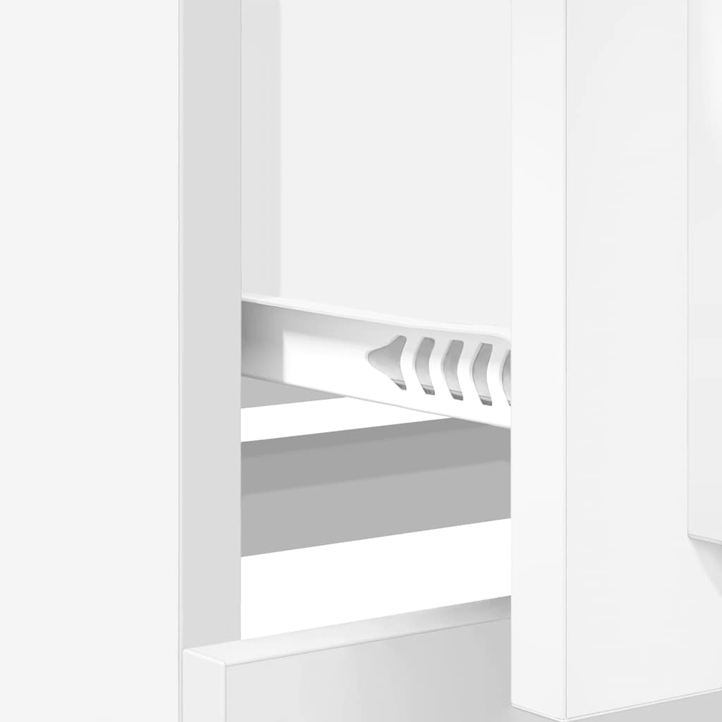 Buffets 3 pcs Blanc Bois d'ingénierie - XIOS