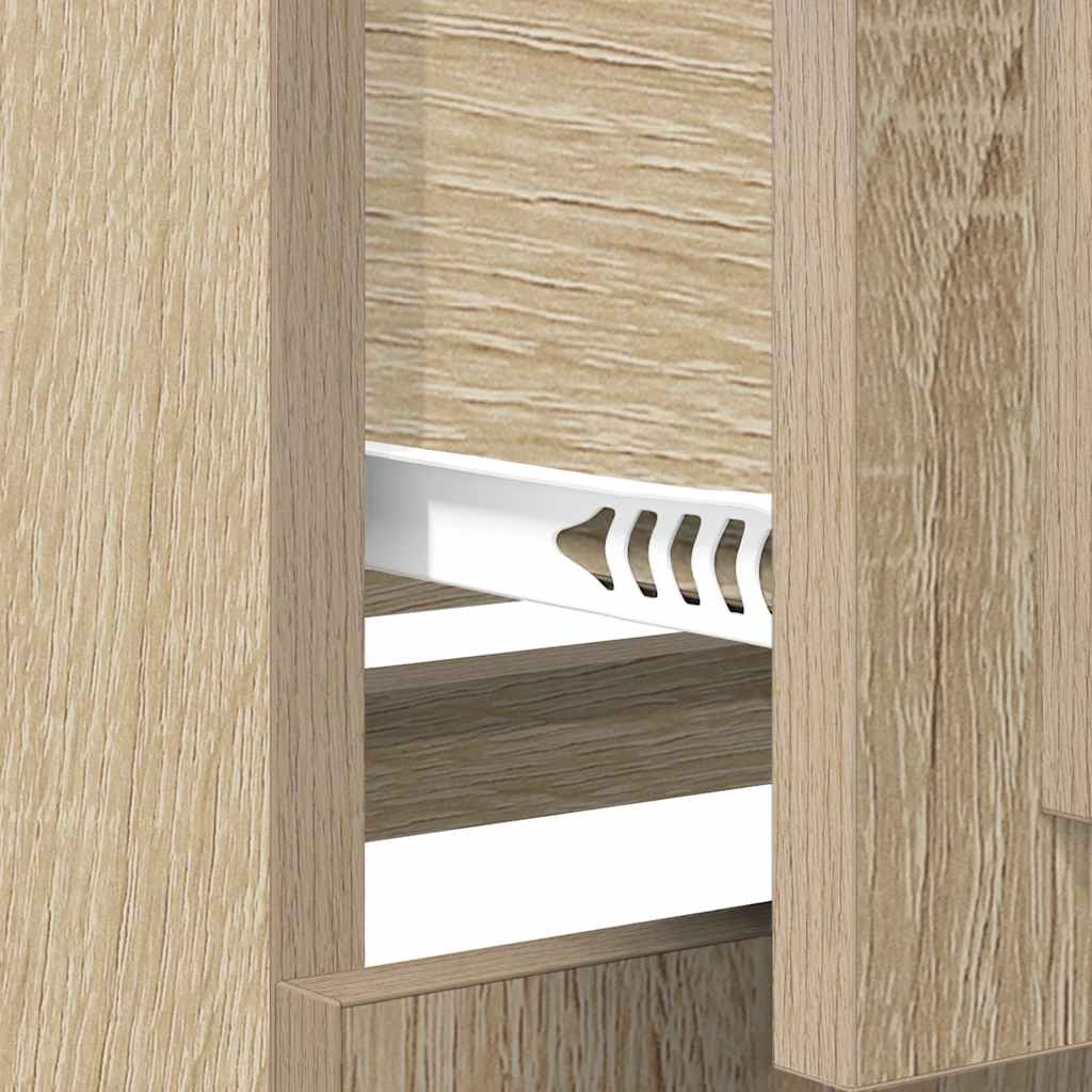 Buffets 3 pcs Chêne sonoma Bois d'ingénierie - XIOS