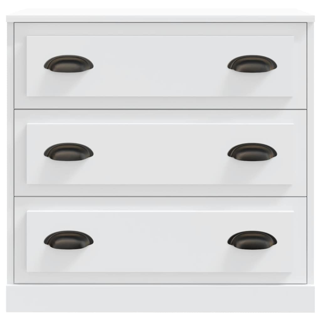 Buffets 2 pcs blanc bois d'ingénierie - XIOS