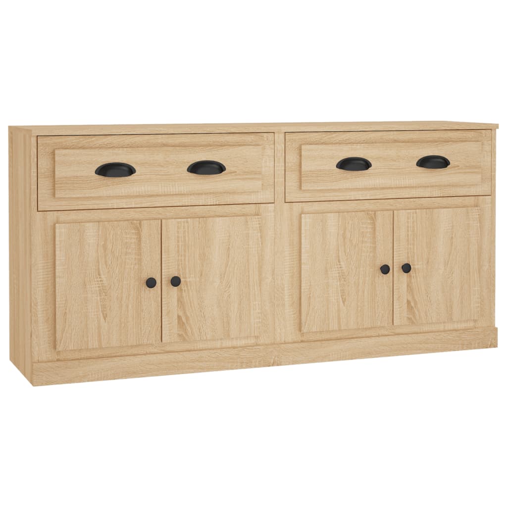 Buffets 2 pcs chêne sonoma bois d'ingénierie - XIOS
