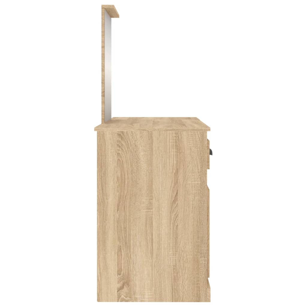 Coiffeuse avec miroir chêne sonoma 130x50x132,5 cm - XIOS