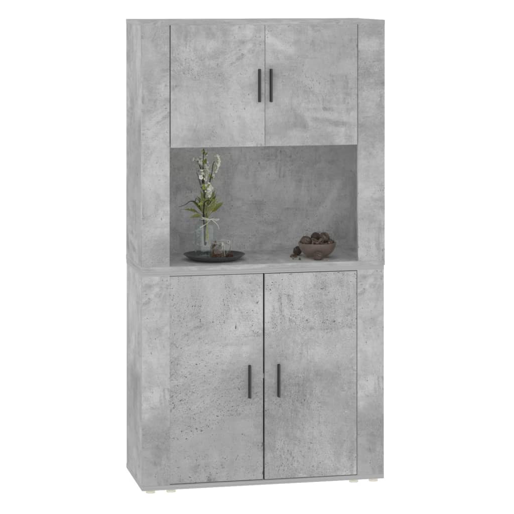 Buffet haut Gris béton Bois d'ingénierie - XIOS