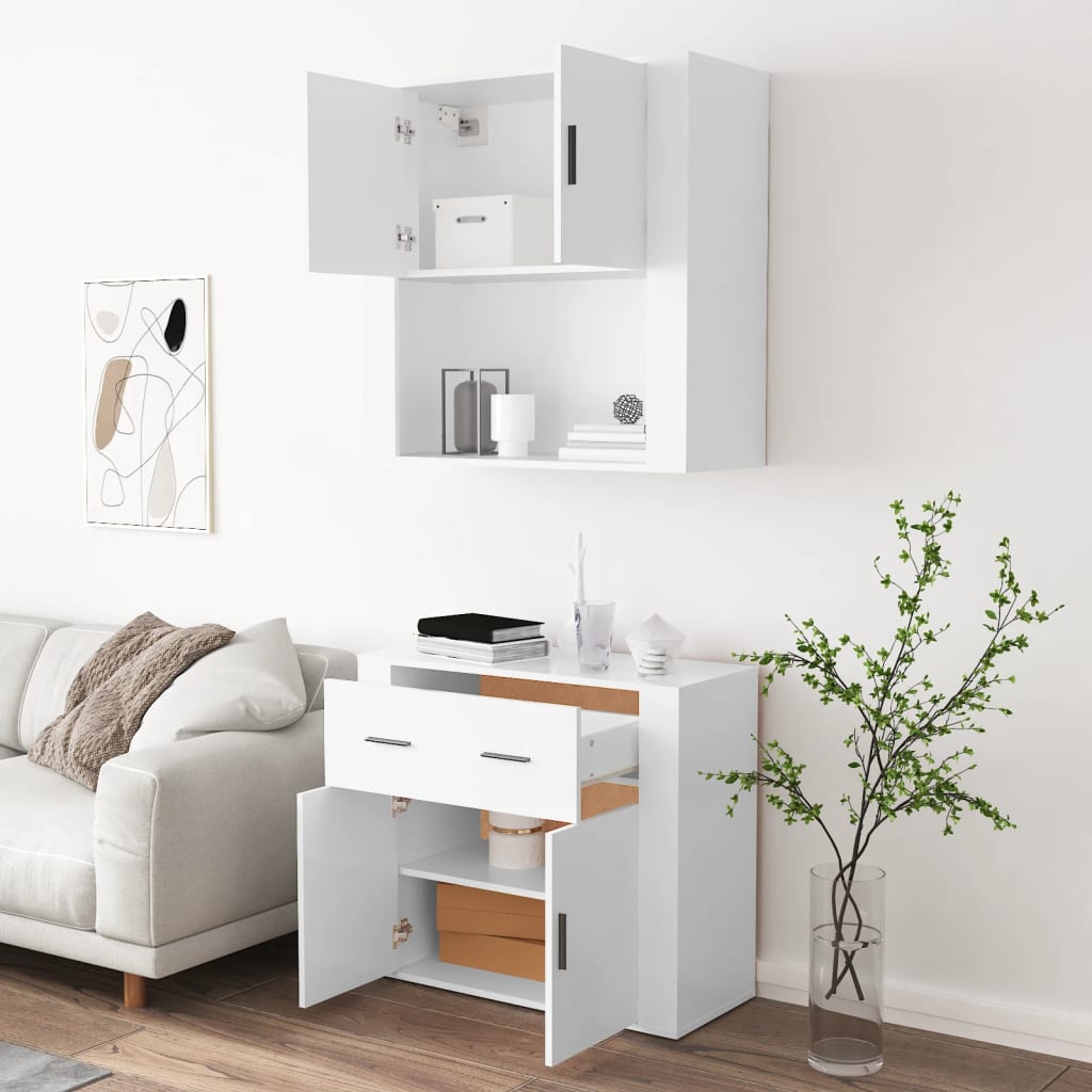 Buffet haut Blanc Bois d'ingénierie - XIOS