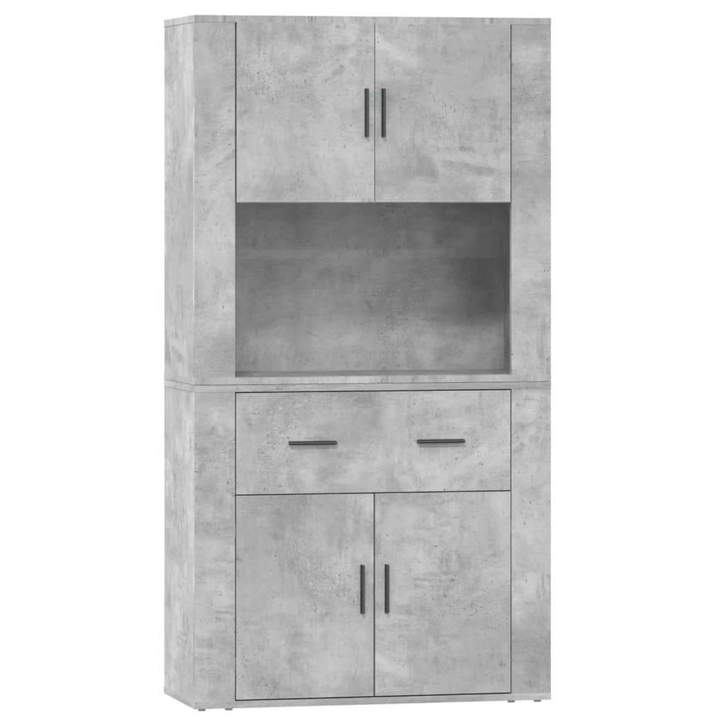 Buffet haut Gris béton Bois d'ingénierie - XIOS