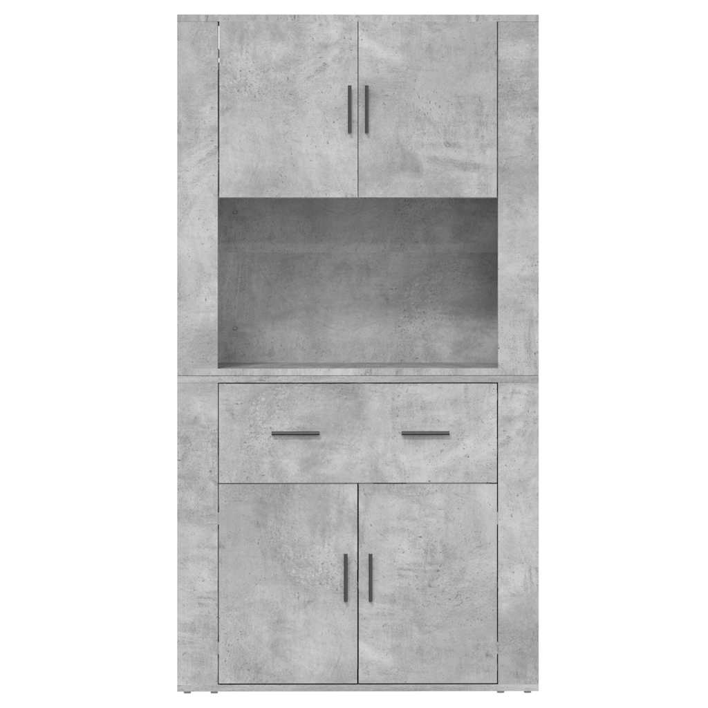 Buffet haut Gris béton Bois d'ingénierie - XIOS