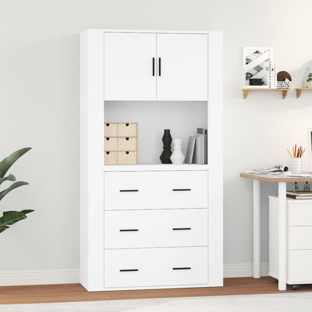 Buffet haut Blanc Bois d'ingénierie - XIOS