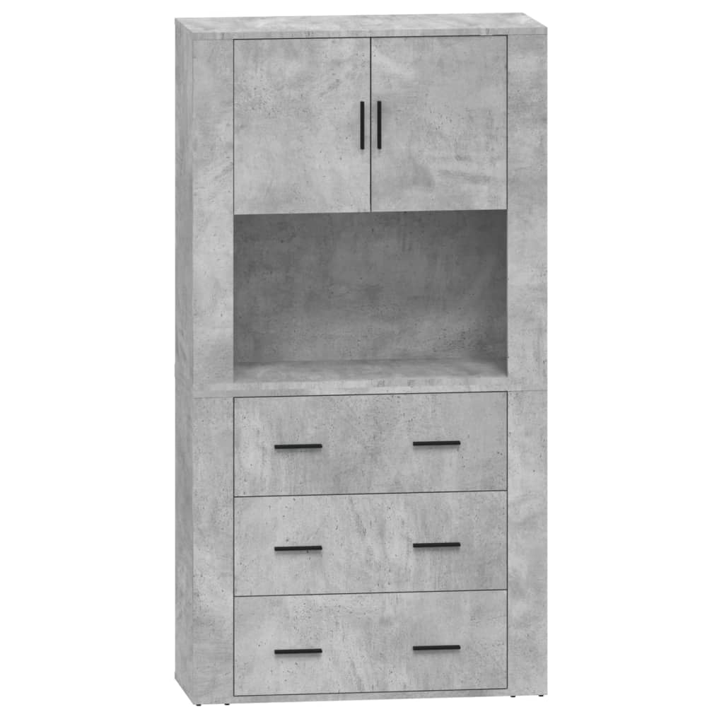 Buffet haut Gris béton Bois d'ingénierie - XIOS