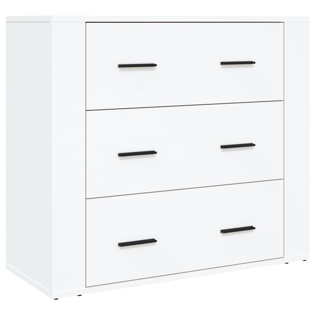 Buffet haut Blanc Bois d'ingénierie