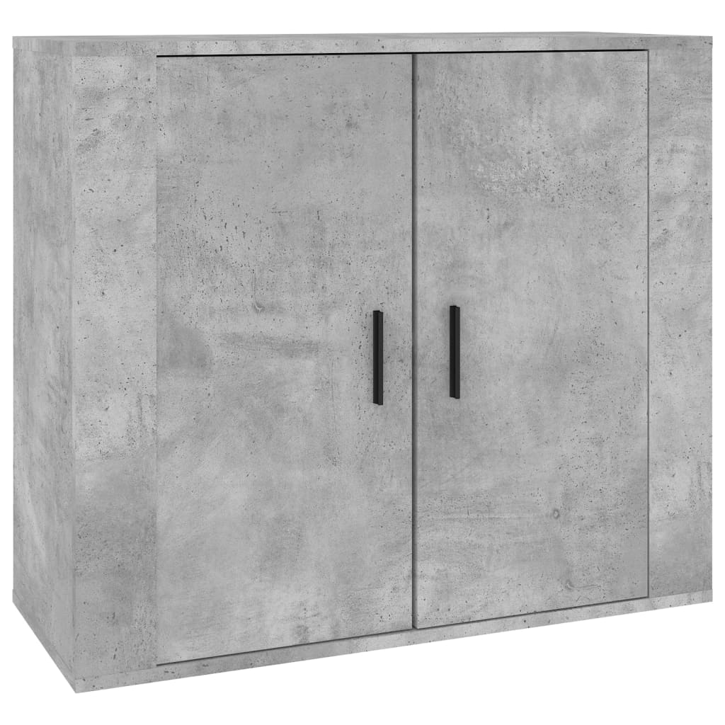 Buffets 3 pcs gris béton bois d'ingénierie - XIOS