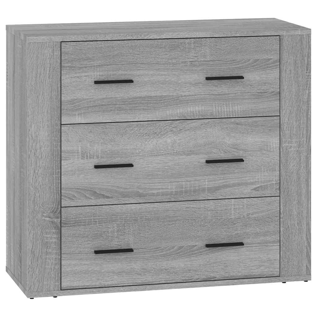 Buffets 3 pcs Sonoma gris Bois d'ingénierie - XIOS