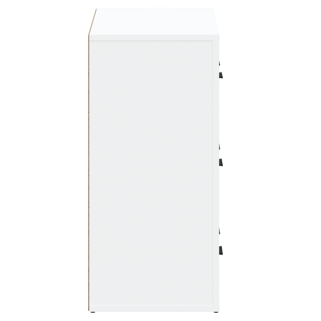 Buffets 2 pcs blanc bois d'ingénierie - XIOS