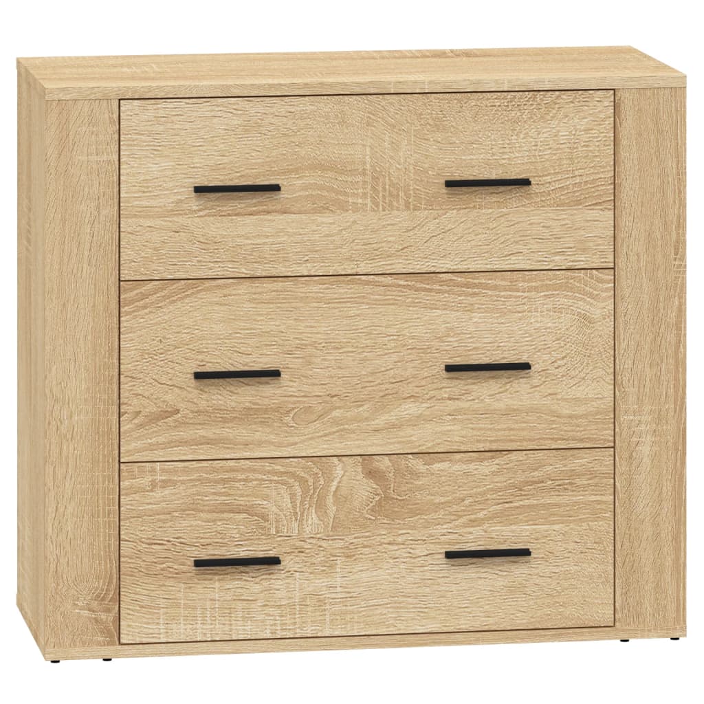 Buffets 2 pcs chêne sonoma bois d'ingénierie - XIOS