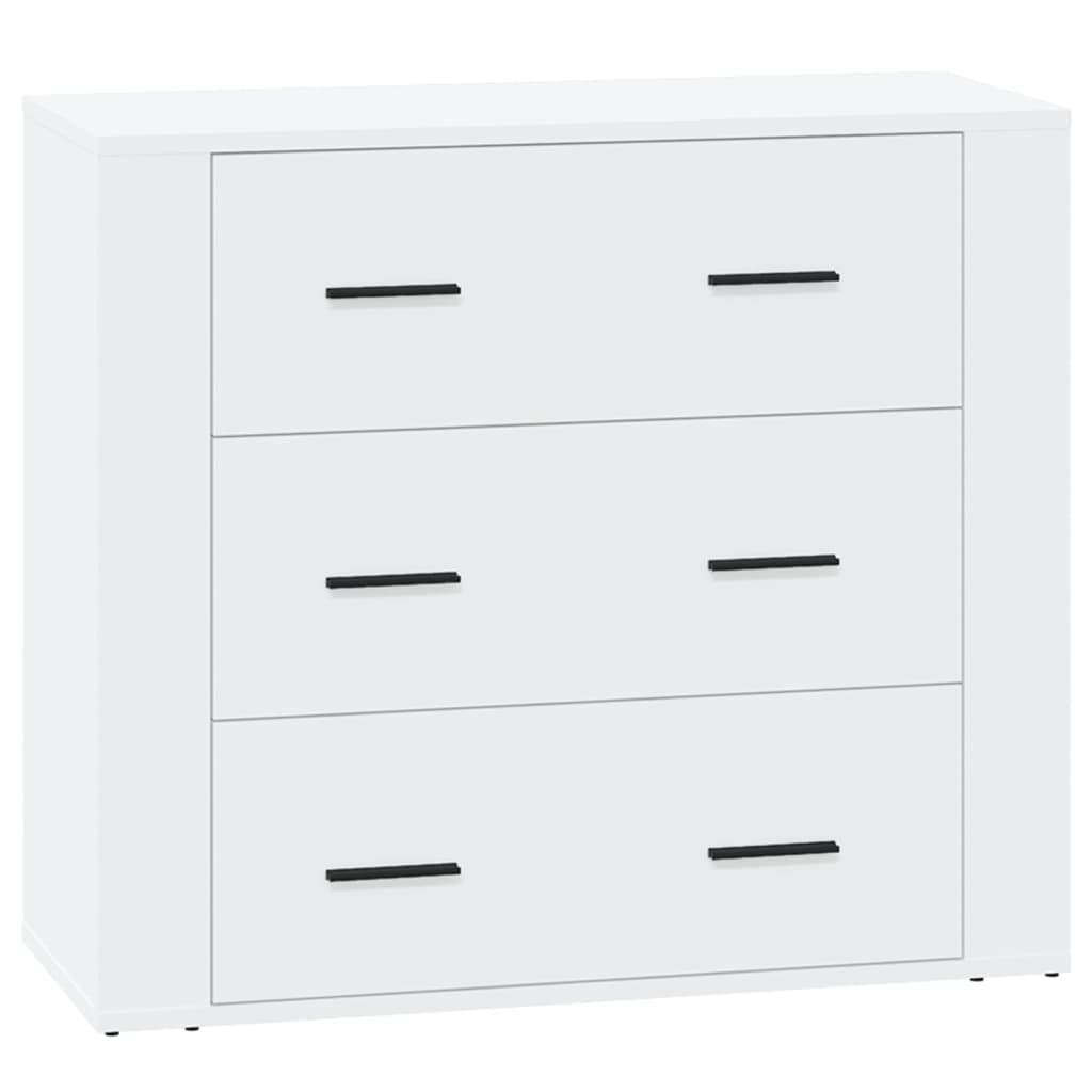 Buffets 3 pcs Blanc Bois d'ingénierie - XIOS