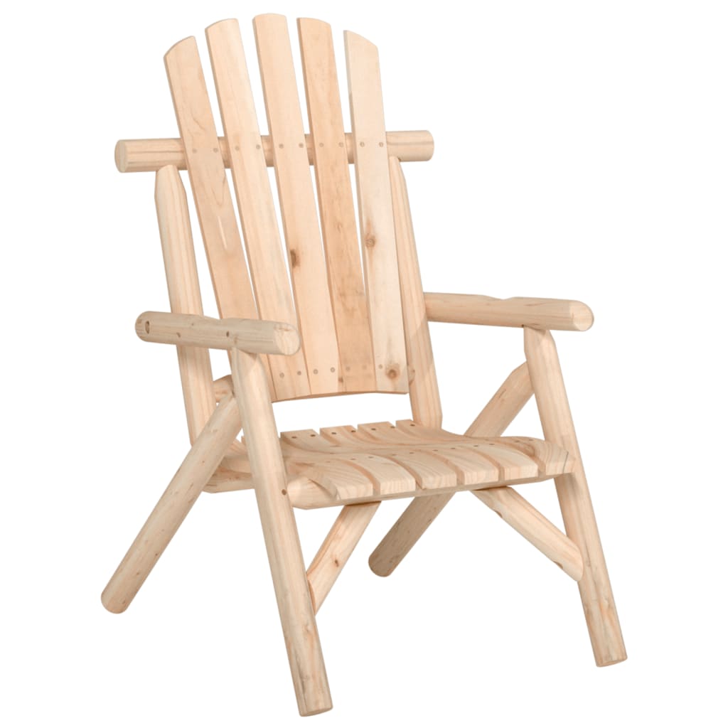 Ensemble de salon de jardin 3 pcs bois massif d'épicéa