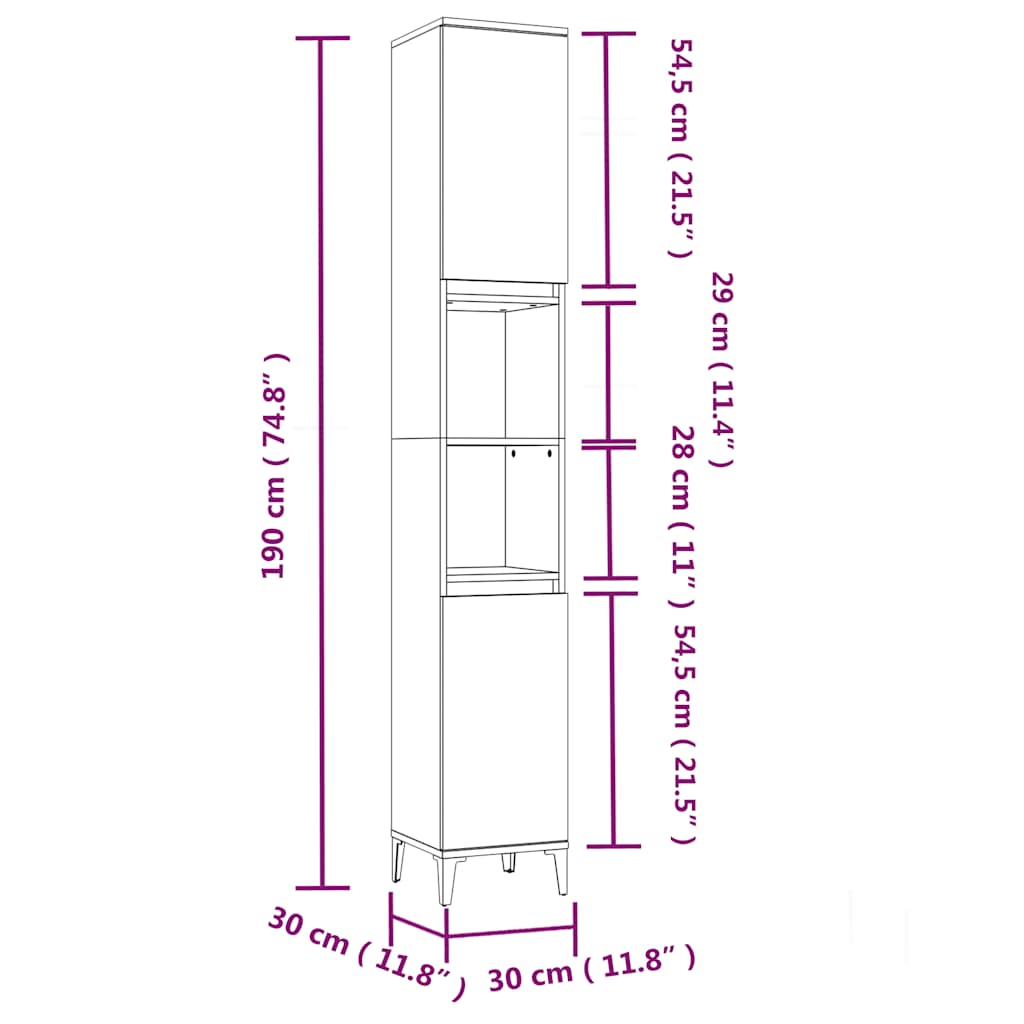 Ensemble de meubles salle de bain 3 pcs blanc bois d'ingénierie