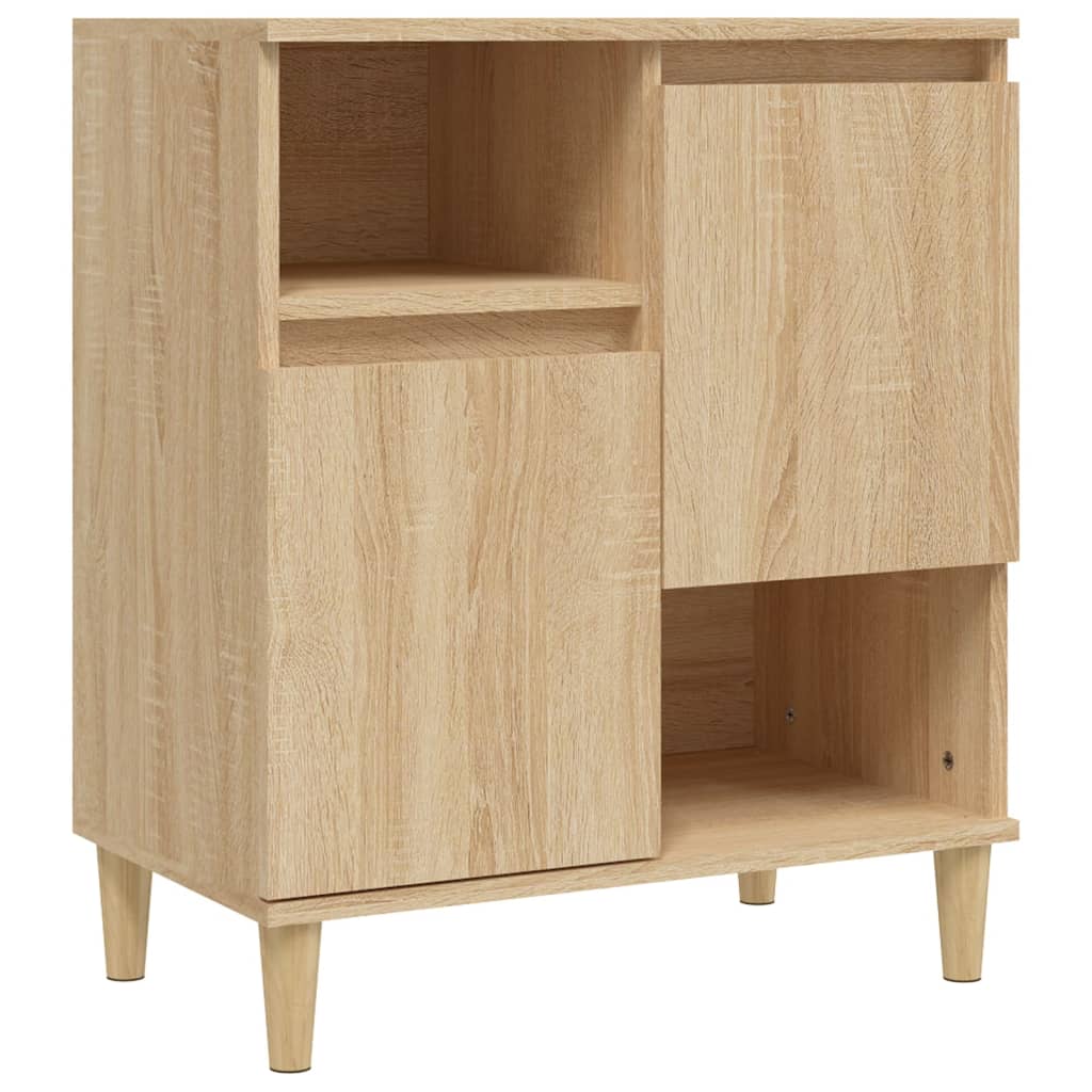 Buffets 2 pcs chêne sonoma 60x35x70 cm bois d'ingénierie - XIOS