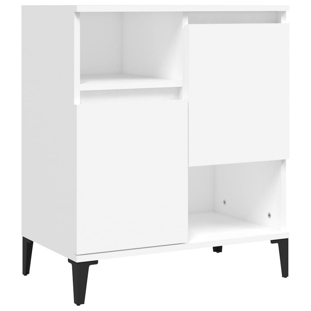 Buffets 2 pcs blanc 60x35x70 cm bois d'ingénierie - XIOS