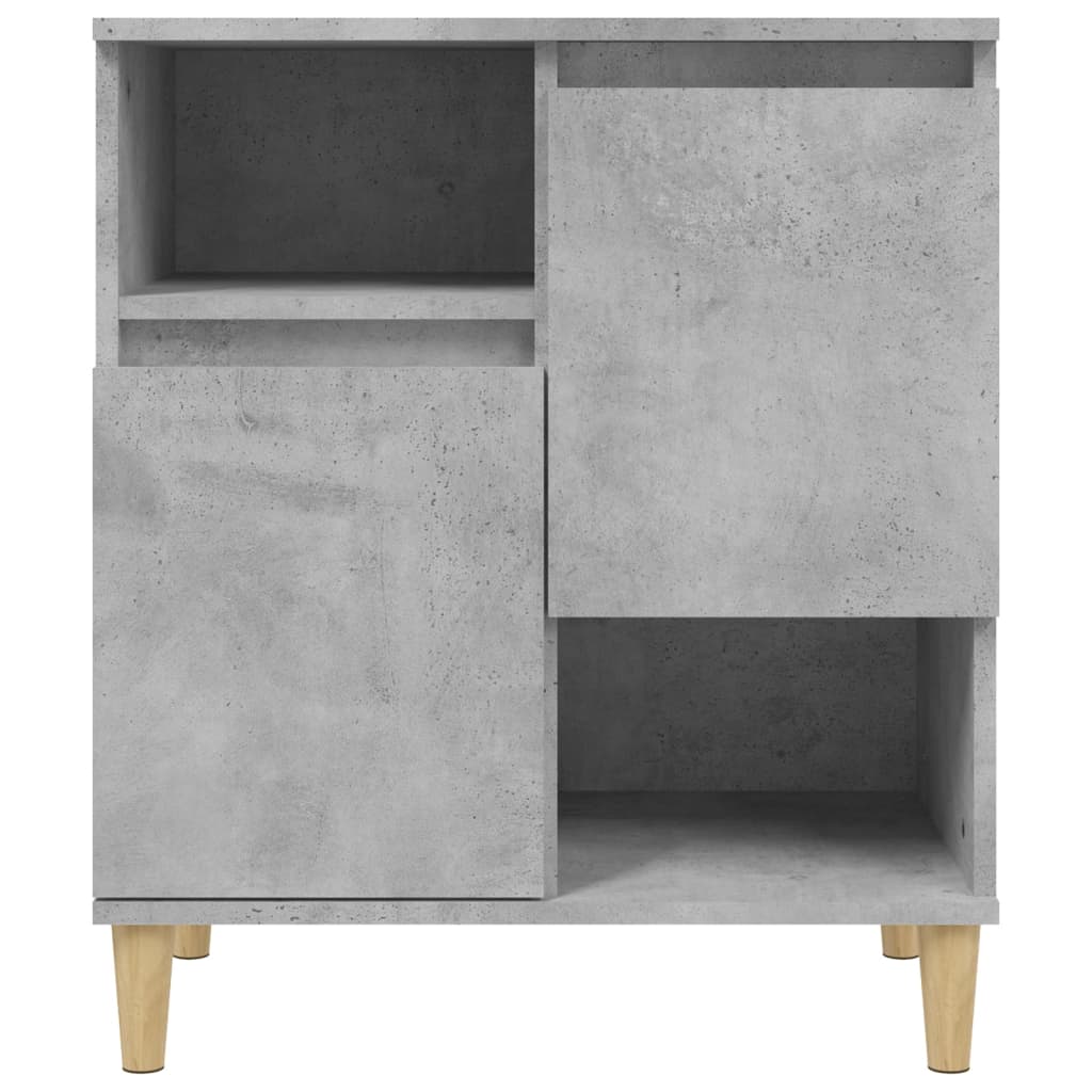 Buffets 3 pcs gris béton 60x35x70 cm bois d'ingénierie - XIOS