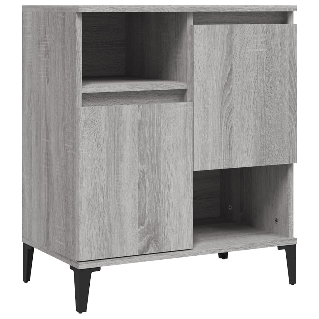 Buffets 3 pcs sonoma gris 60x35x70 cm bois d'ingénierie - XIOS