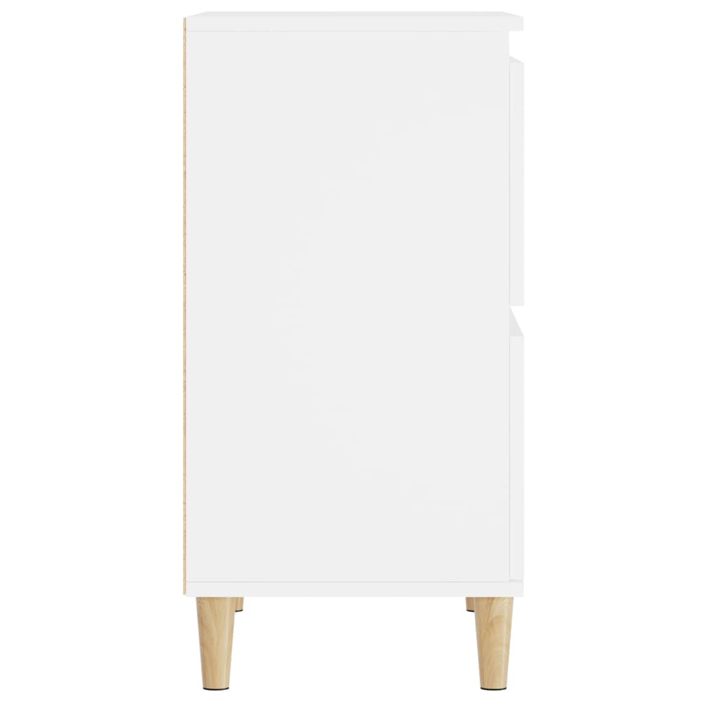 Buffets 2 pcs blanc 60x35x70 cm bois d'ingénierie - XIOS
