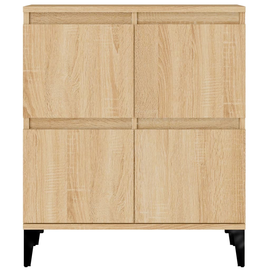 Buffets 2 pcs chêne sonoma 60x35x70 cm bois d'ingénierie - XIOS