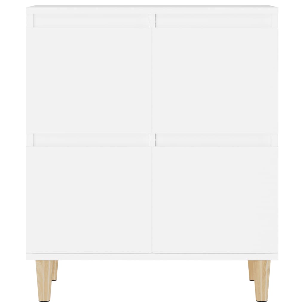 Buffets 3 pcs blanc 60x35x70 cm bois d'ingénierie - XIOS