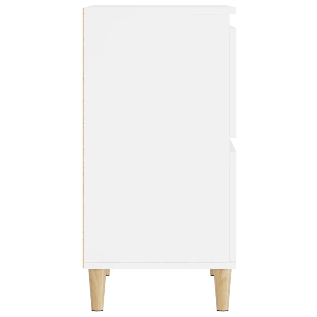 Buffets 3 pcs blanc 60x35x70 cm bois d'ingénierie - XIOS