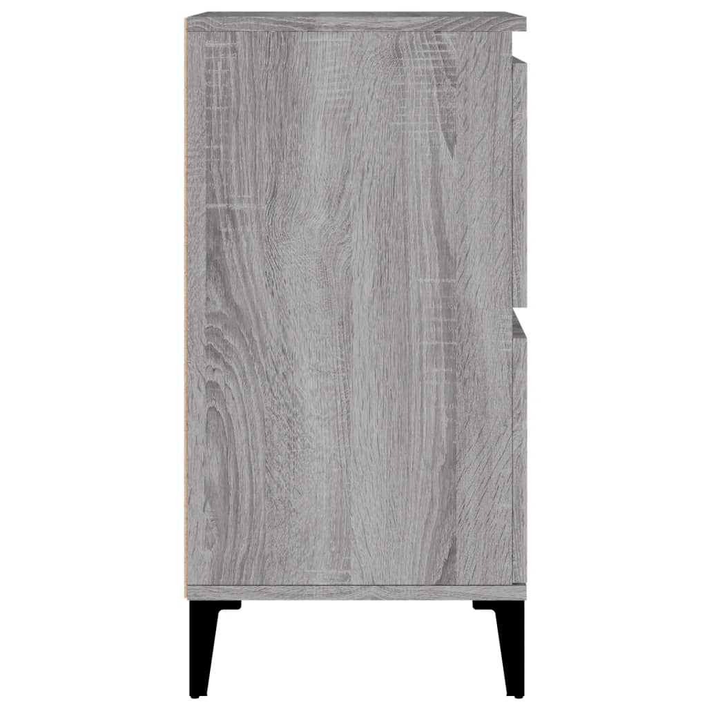 Buffets 3 pcs sonoma gris 60x35x70 cm bois d'ingénierie - XIOS