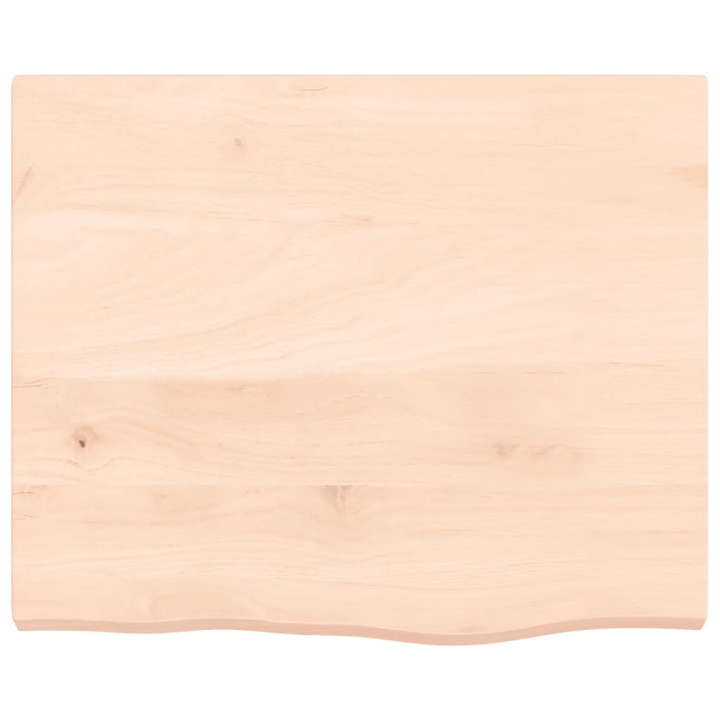 Dessus de table 60x50x(2-4) cm bois de chêne massif non traité - XIOS