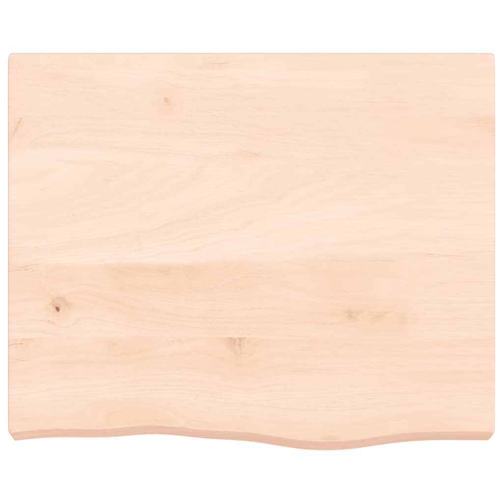 Dessus de table 60x50x(2-6) cm bois de chêne massif non traité - XIOS