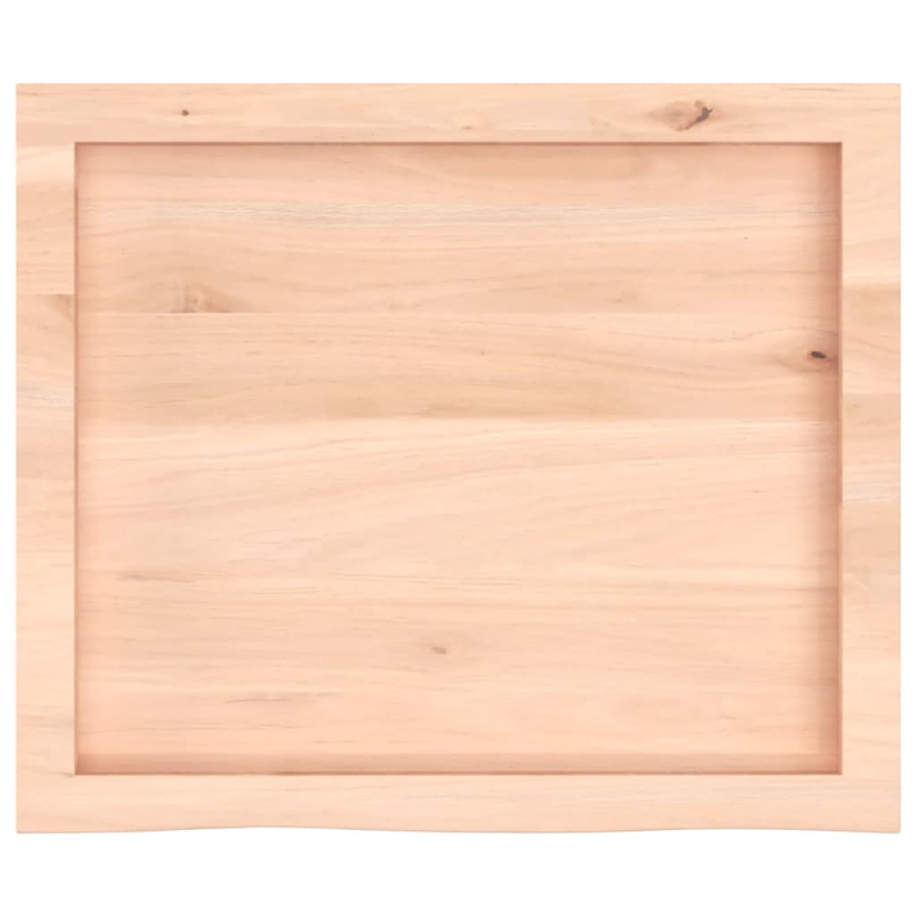 Dessus de table 60x50x(2-6) cm bois de chêne massif non traité - XIOS