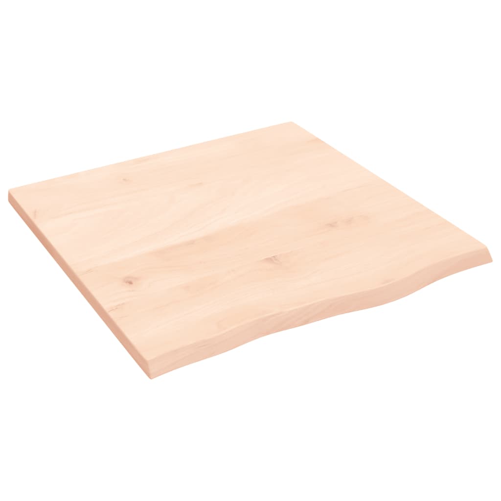 Dessus de table 60x60x2 cm bois de chêne massif non traité - XIOS